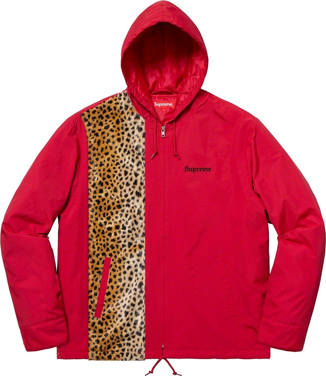 Cheetah Hooded Station Jacket view 7
